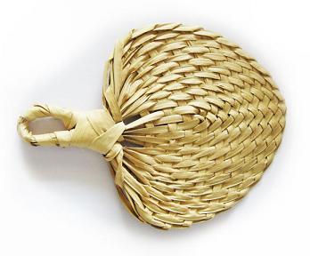 Palm Leaf Hand Fan